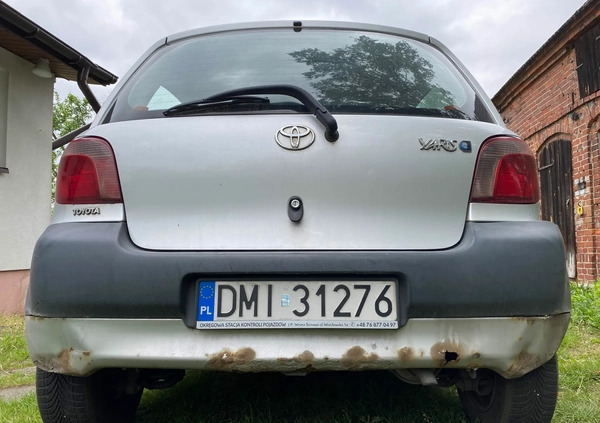 Toyota Yaris cena 2400 przebieg: 279074, rok produkcji 2000 z Płock małe 46